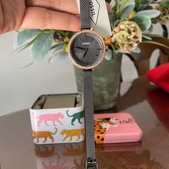 NEW AUTHENTIC FOSSIL CLASSIC MINUTE ROSE - Picture 5 of 10